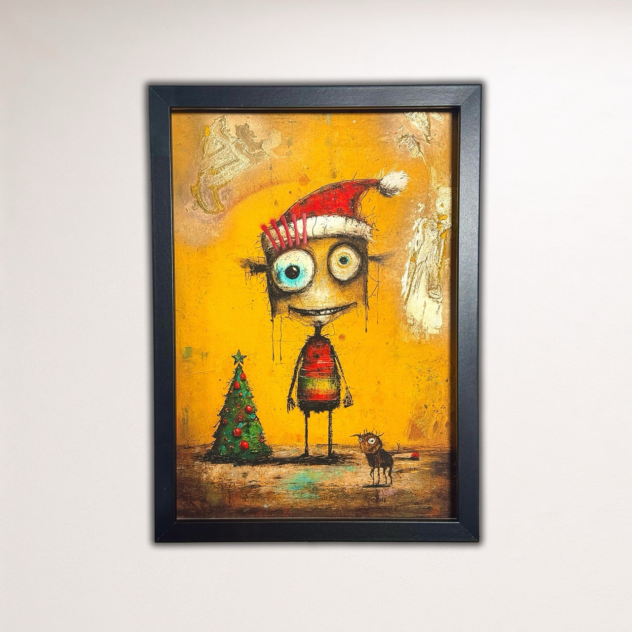 "Dimitri" - Feiertag Fratze Unikat + Gratis Rahmen