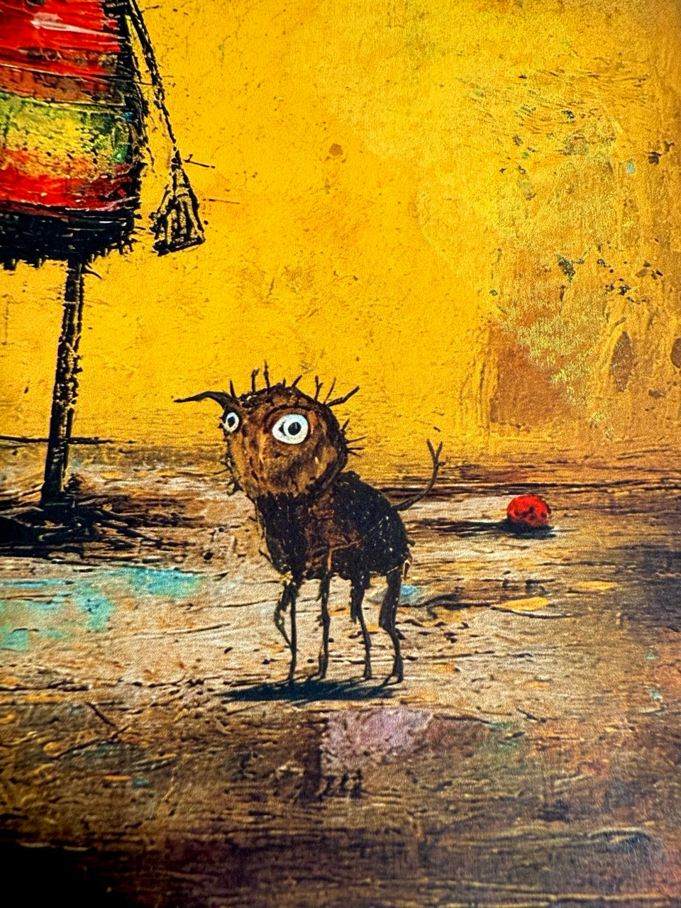 "Dimitri" - Feiertag Fratze Unikat + Gratis Rahmen