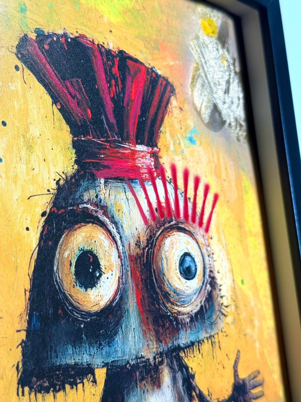 "Röstli" - Feiertag Fratze Unikat + Gratis Rahmen