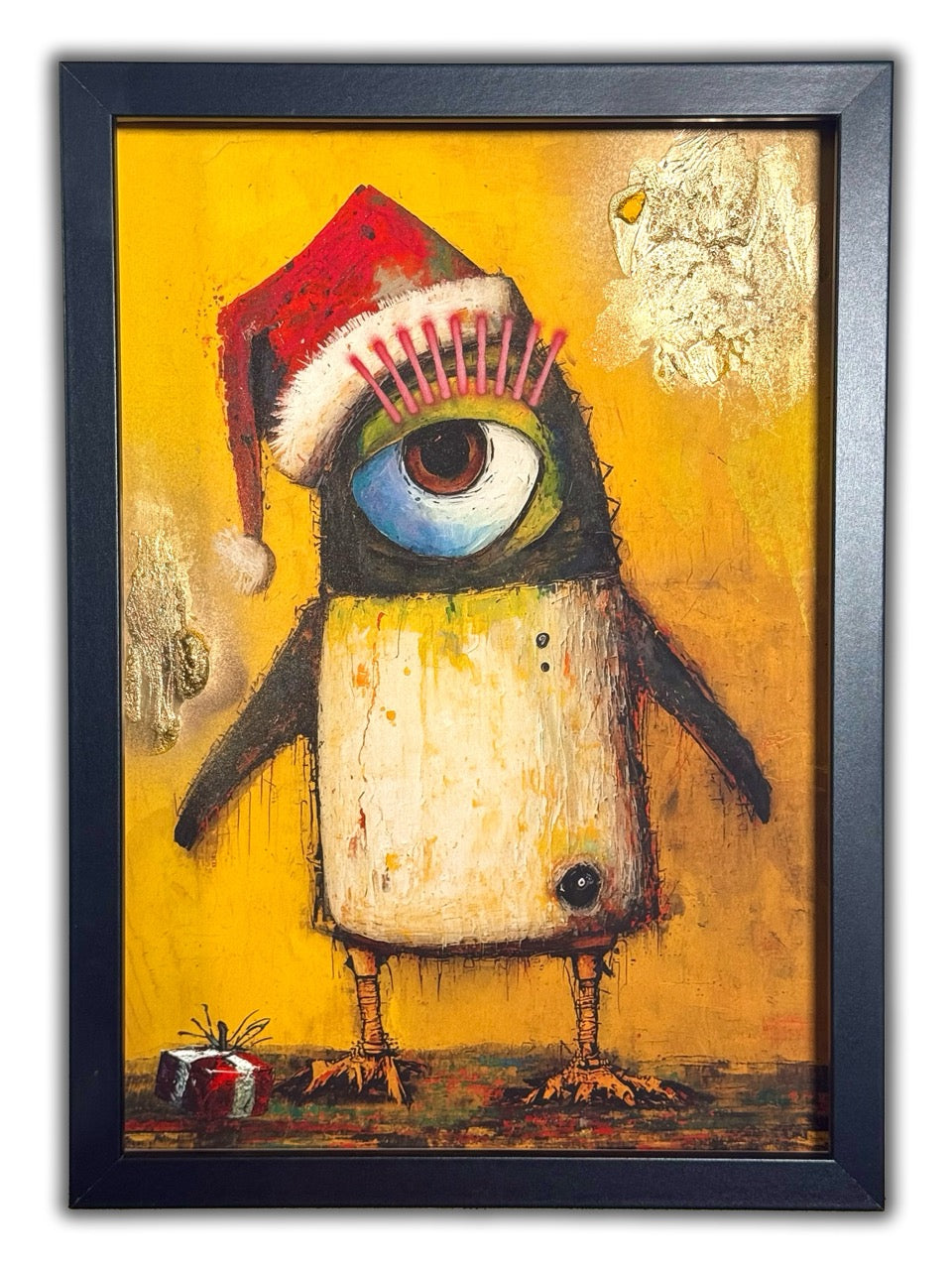 "Pingo" - Feiertag Fratze Unikat + Gratis Rahmen