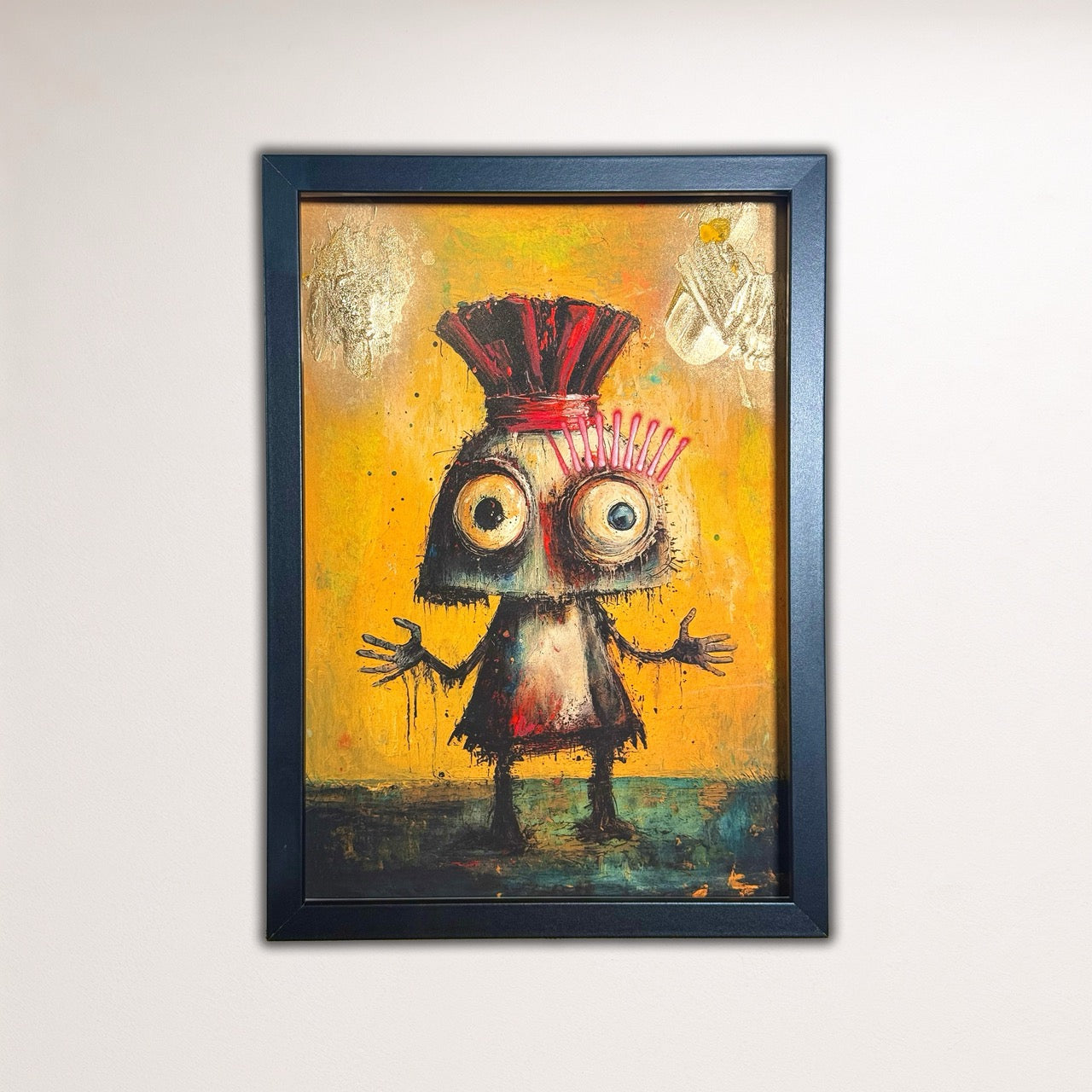 "Röstli" - Feiertag Fratze Unikat + Gratis Rahmen