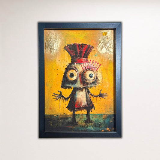 "Röstli" - Feiertag Fratze Unikat + Gratis Rahmen